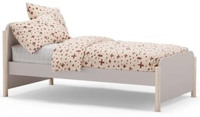 Letto per bambini in legno di pino crema 90x190 cm Enola - Marckeric