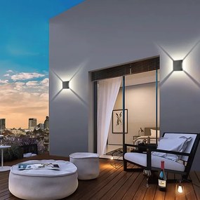 Brilagi - Applique LED da esterno QUADRAY LED/4W/230V antracite IP65