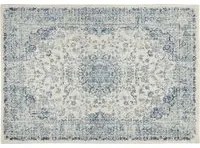 Tappeto bianco e blu decorazioni classiche 230x160 cm Eileen