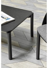 Tavolino nero , 110 x 60 cm Atlas - Teulat