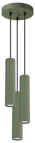 Lampadario verde ø 19,5 cm Gleam – Sollux