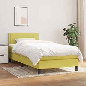 Giroletto A Molle Con Materasso Verde 100x200 Cm İn Tessuto /