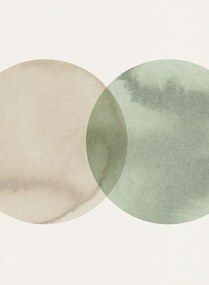 Rebel Walls Carta da parati panoramica Eclipse - Beige Green