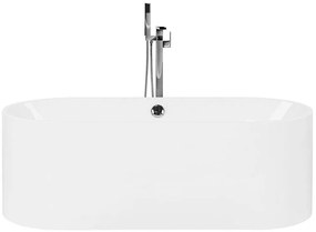 Vasca da bagno freestanding bianca 170 x 75 cm CATALINA Beliani