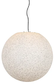 Lampada a sospensione da esterno moderna grigia 56 cm IP65 - Nura