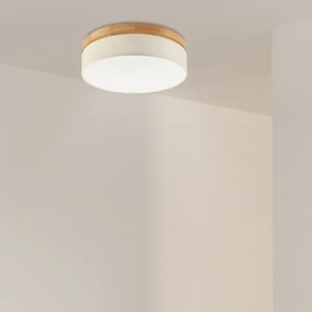 Brilagi - Plafoniera LED BELLADONNA LED/36W/230V Ø 40 cm crema/rovere