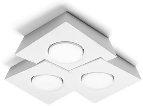 Sforzin illuminazione lampada a soffitto tre luci anchise T373