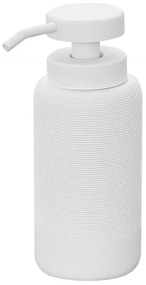 Dispenser sapone liquido in poliresina bianca Marica