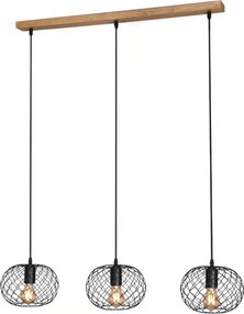 Brilo 4037-035 - Lampadario a sospensione con cavo WINKI 3xE27/40W/230V