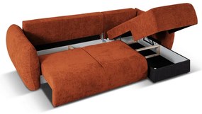 Divano angolare arancione (angolo destro) Matera - Cosmopolitan Design