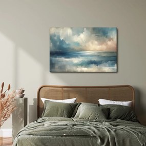 Quadro su tela – Orizzonte astratto dell’oceano