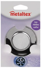 Filtro per lavello in acciaio inox, ø 7,5 cm - Metaltex