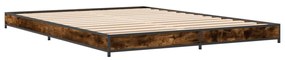 Giroletto rovere fumo 135x190 cm in legno multistrato metallo