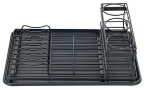 WENKO 54798100 - Scolapiatti AMY 42,5x31,5 cm nero