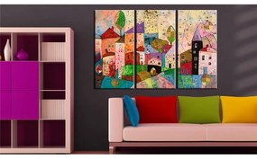 Quadro Picturesque Small Town  Colore colorful, Dimensioni e Misure 120x80