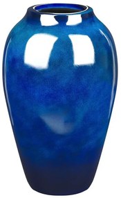 Terracotta Vaso da fiori 37 Blu OCANA Beliani