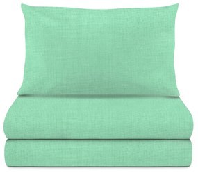 Completo letto singolo texture menta