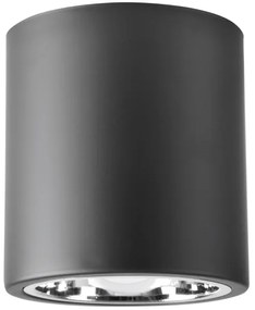 Faretto LED RGBW dimmerabile JUPITER 1xE27/6,5W/230V Ø 13 cm nero