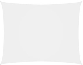 Parasole a Vela Oxford Rettangolare 2,5x3,5 m Bianco