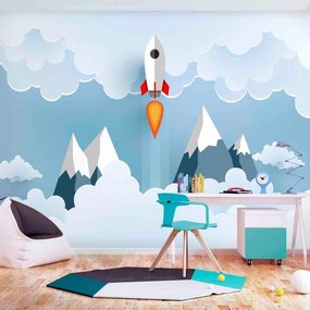 Fotomurale adesivo  Rocket in the Clouds  Larghezza x Altezza Home decor 343x245