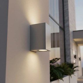 Applique da Esterno Bidirezione IP65 GU10 - Inox Base GU10