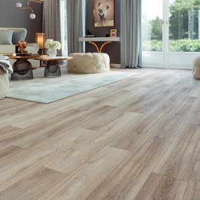 Pavimento SPC passaggio moderato Bradford Oak grigio beige Sp 4 mm 2.196 m²