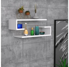 SET 2x Wall shelf ELDO white