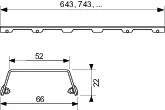 Tece TECEdrainline 601582 griglia lineare design steel II 700 mm in acciaio inox lucido