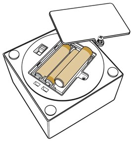 Lampada da tavolo per bambini bianca Iconic – LEGO®