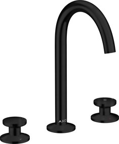 Miscelatore lavabo 3 fori Select 170 con piletta push open Nero Opaco Hansgrohe Axor One 48070670