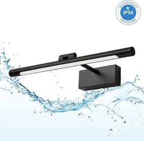 Illuminazione LED per specchio da bagno MIRROR LED/6W/230V 4000K IP44 40 cm nero