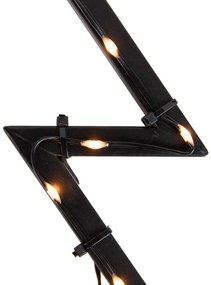 Faretto natalizio albero nero 54 cm incl. LED IP44 - Kas