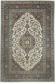 Kashan Tappeto 290x160 Beige (Iran) Annodato A Mano