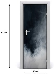 Adesivo per porta Fumo bianco per la casa 75x205 cm
