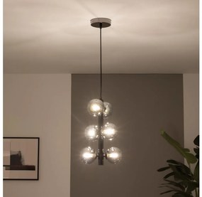 Brilagi - Lampadario LED a sospensione con cavo MILLA 6xG9/3W/230V nero cromato/fumé