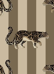 House of Hackney Carta da parati Prowl - Clay & Cedar