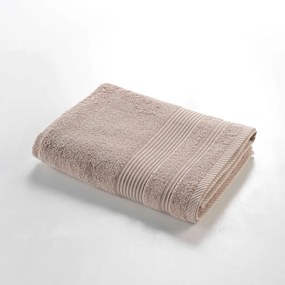 Asciugamano beige in spugna di cotone 70x130 cm Tendresse - douceur d'intérieur
