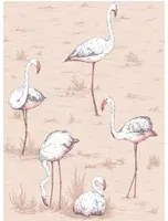 Tapete Flamingos Icons von Cole and Son - Ballet Slipper