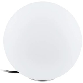 Lampada Contemporanea Da Esterno Monterolo-Z Piccola 1 Luce Plastica Bianco