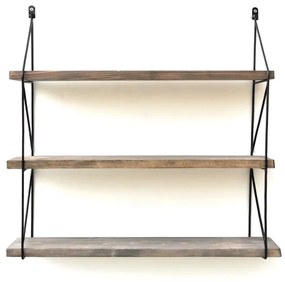 Mensola a muro 60x55 cm abete