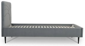 Letto grigio per bambini con contenitore 90x200 cm Star - Scandic