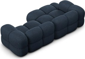 Divano angolare blu scuro (con penisola a sinistra/con chaise lounge) Loretto – Cosmopolitan Design