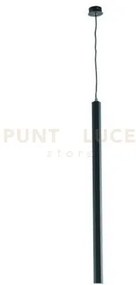 Sospensione exagon h.80cm d.3,5cm nero led 3000k 365lm 5w