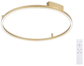 Brilagi - Lampada dimmerabile a LED PORTOFINO LED/60W/230V Ø 80 cm oro + telecomando