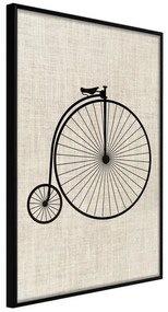 Poster  PennyFarthing  Cornice Quadri Cornice nera, Larghezza x Altezza Home decor 30x45