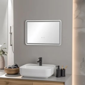Brilagi - Specchio da bagno riscaldato con illuminazione LED dimmerabile BELLA LED/12W/230V 40x60 cm IP44