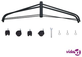 vidaXL Supporto con Ruote per Albero di Natale 87x82x26,5 cm