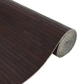Divisorio ambienti marrone scuro 165x800 cm in bambù