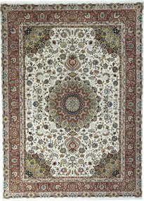 Tabriz Tappeto persiano 350x250 Beige (Iran) Annodato A Mano