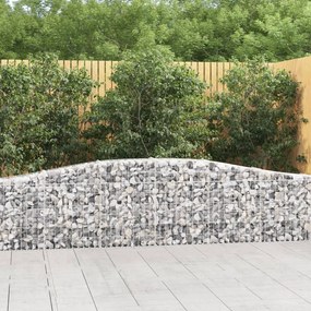 Cesti Gabbioni Ad Arco 4 Pz 400x30x60/80 Cm Ferro Zincato /